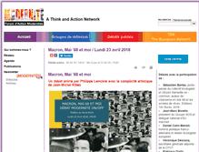 Tablet Screenshot of forum-modernites.org